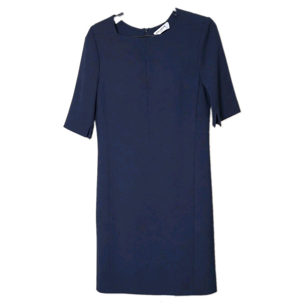 MM. Lafleur Emily 2.0 in Galaxy Blue Stretch WonderTex Dress 8 NWT t8